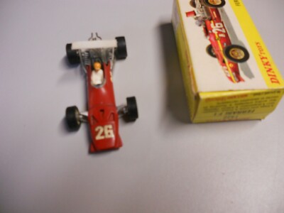 Dinky Toys Ferrari 312 V12 F1 1969 – 1/43, Rouge, Avec Pilote – Quasi Neuf