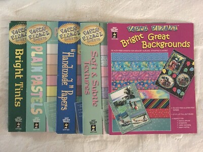 VTG PARTIAL HOTP PAPER PIZZAZZ 8 1/2 X 11 SCRAPBOOK CRAFT PAPER - YOU CHOOSE!