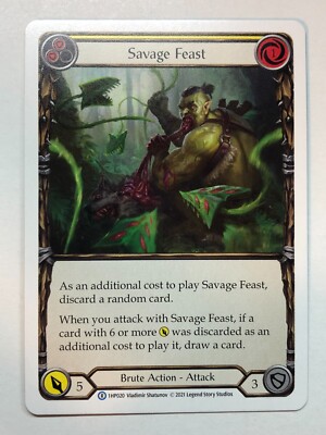 Flesh And Blood History Pack Vol.1 Savage Feast (Yellow) 1HP020 NM/M