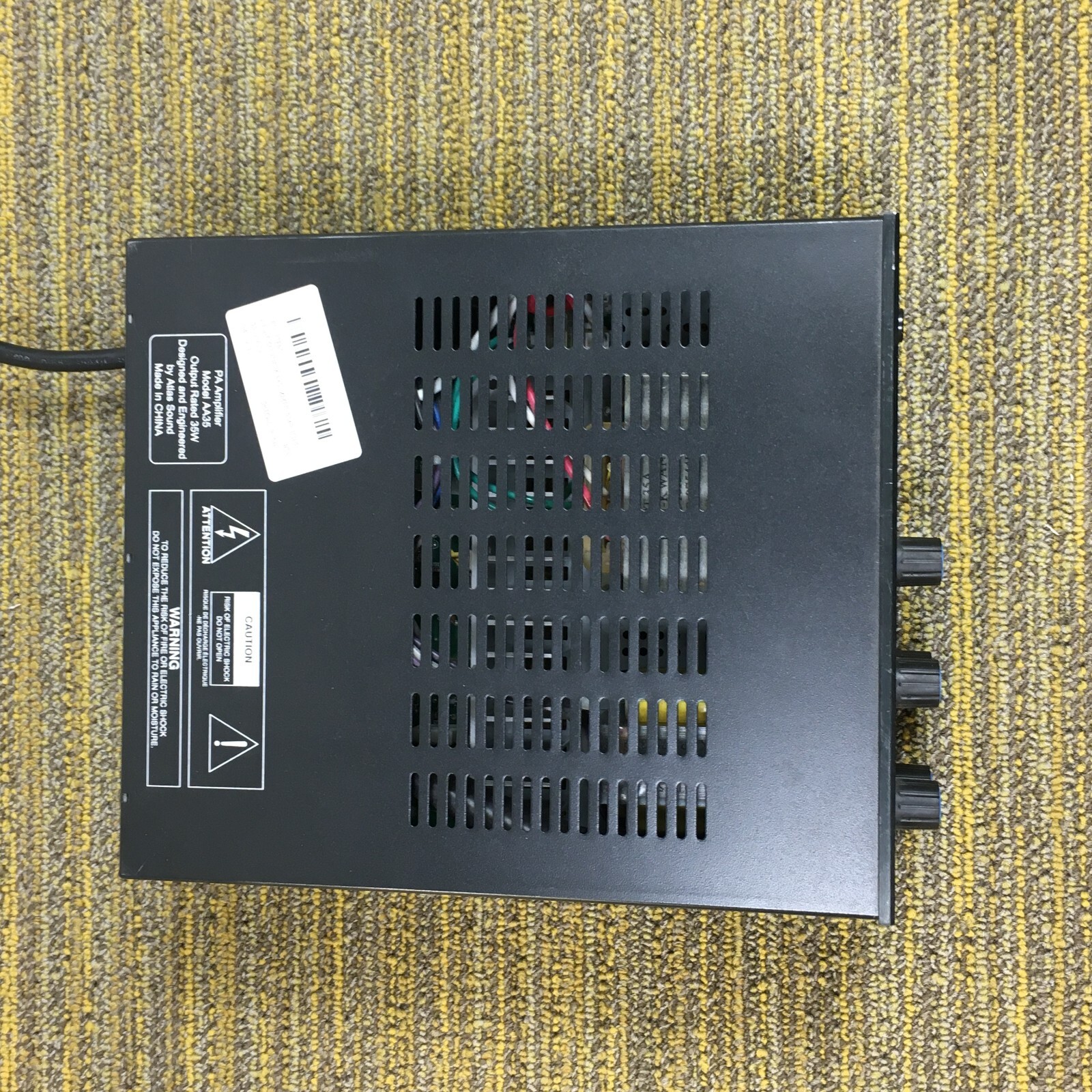 Atlas Sound AA35 Series 35W Professional PA Mixer Amplifier eBay