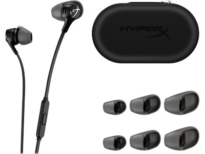HyperX Cloud Earbuds II Wired Gaming Earphone Black for PC Mobile