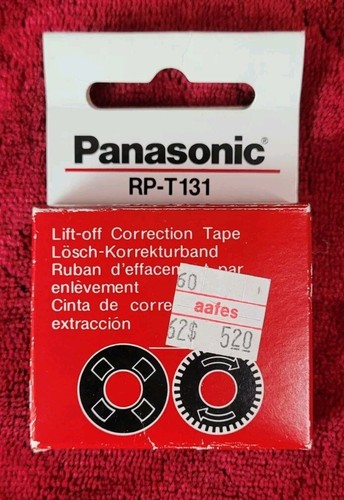 Panasonic RP-T131 Typewriter Correction Tape - New open box.