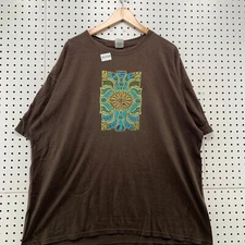 VTG Deer Creek Summer Tour Shirt Brown Mens 2XL 28.5x30.5 Its Only Real Believe