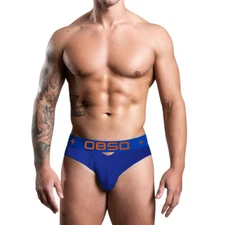 ZONBAILON Men's Underwear Sexy Front and Rear Hollow Briefs Soft and Breathable