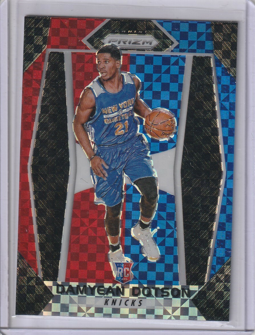 Damyean Dotson 2017-18 Panini Prizm Red White Blue Rookie Knicks