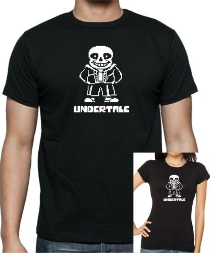 T-Shirt UNDERTALE Sans Skeleton. Spiele inspiriert für Frauen und Kinder  - Bild 1 von 17