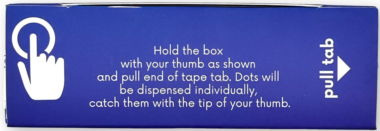 PROARTek PK00027 Model DM123 Drafting Dots, 500 Drafting Dots,  7/8" Diameter