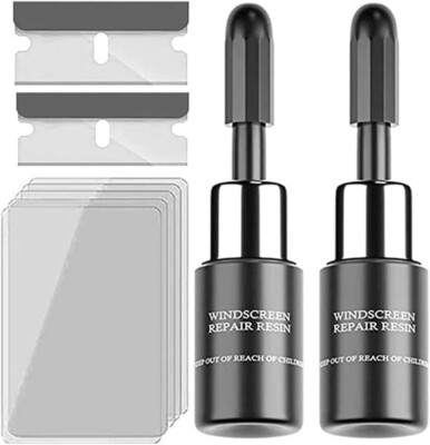 Windshield Repair Kit Cracks Gone Glass Repair Kit Upgrade Windshield Crack R...