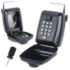 Car Window Lock Box for Turo, Black Portable Lockbox for Car Keys, Car Key Lock