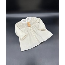 Vintage Dress Baby Girls Carriage Boutique 9 Months New With Tags White 1980s