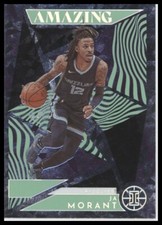 2021-22 Panini Illusions #10 Ja Morant Amazing Emerald Cracked Ice