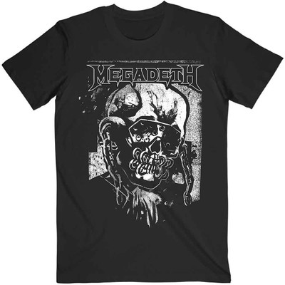 T-shirt Megadeth Black Friday Officiel - Gris Stonewash Premium, 100% Coton, Avec étiquettes