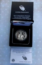 2015 US Marshals 225th Anniversary Proof Silver Dollar Coin, U.S. Marshal $1