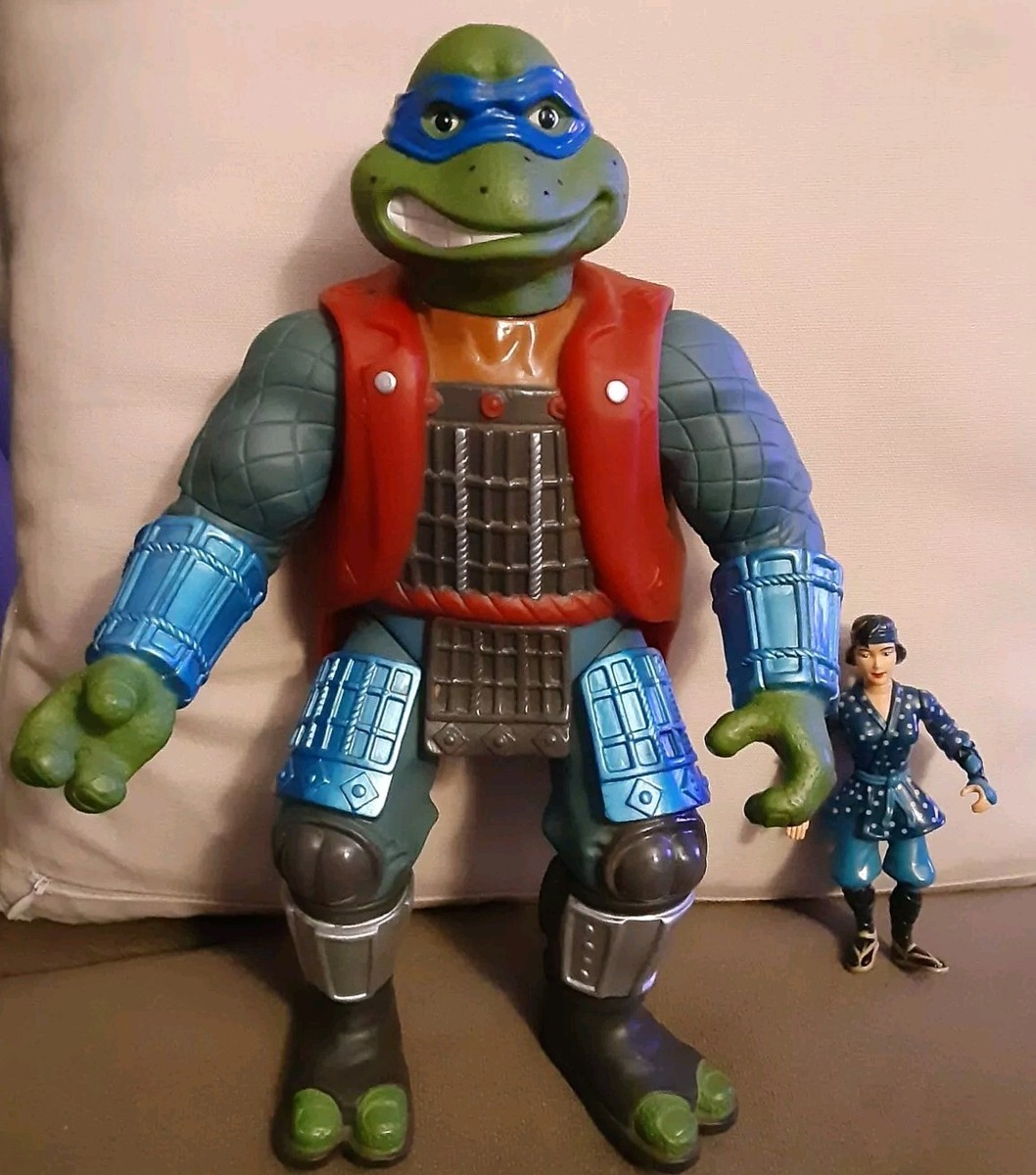 GIANT　MOVIEⅢ　SAMURAI　レオナルド　フィギュア　タートルズ TMNT Vintage Giant Movie 3 Samurai Leonardo Figure Complete