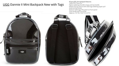 ugg backpack black