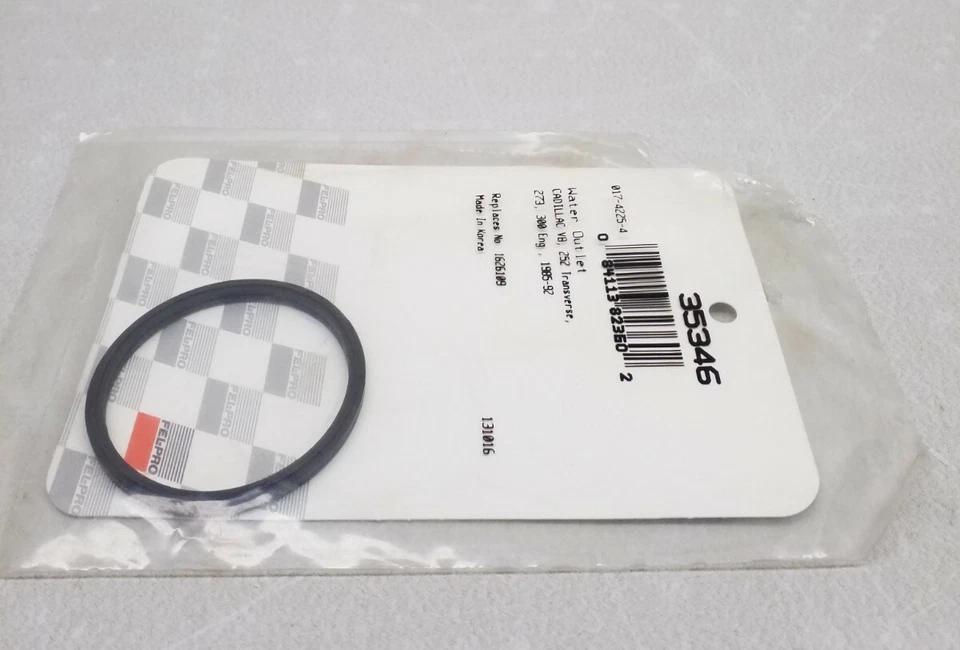 Termostato de motor Fel-Pro 35346 refrigerante carcasa sello 1626109 envío gratuito Foto 2 de 3