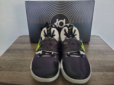 Nike‎ KD Trey 5 X Sneakers Men\'s Sz 14 Black White Volt Basketball Kevin Durant Nike KD Trey 5 X Black White Volt DD9538-007 Basketball  main image 4