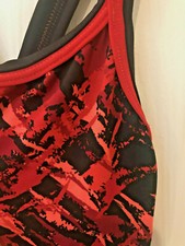 Size 28 DOLFIN Swimsuit Red Rondo DBX Back 473 NEW w/Tags