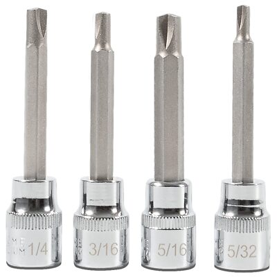 8755 Clutch Head Bit Socket Set - 4 Piece - 5/32'' 3/16'' 1/4'' 5/16''