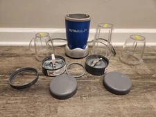 Nutribullet Magic Bullet Model NB-101B Blender w/ 2 Blades, Cups, Lids Tested!