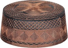 Muslim Prayer Kufi Hat Men Islam Skull Embroidery Cap Beanie Hat Arabian Omani T