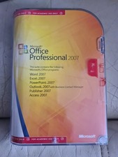 Microsoft Office Professional 2007, For Academic Use Only, Word, Excel, (SEALED)