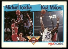 1991-92 Hoops #306 Michael Jordan / Karl Malone LL