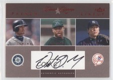 2004 Fleer Classic Clippings Red 66/150 Ichiro Suzuki Delmon Young Auto HOF 0d9
