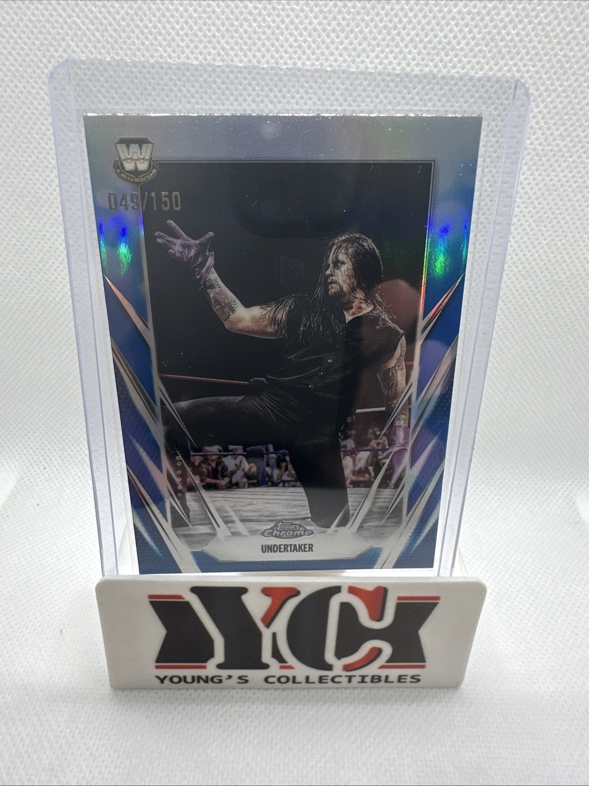 Undertaker blue /150 2026 Topps Chrome WWE