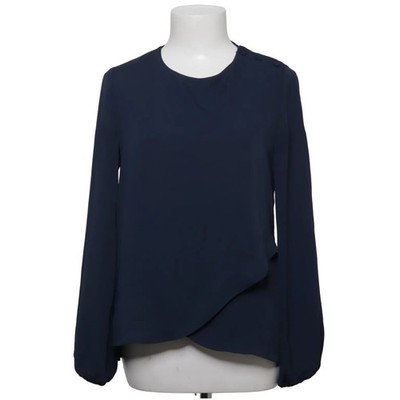 Mango Basics, Bluse, Größe: XS, Blau, Polyester, Einfarbig, Damen #HK8