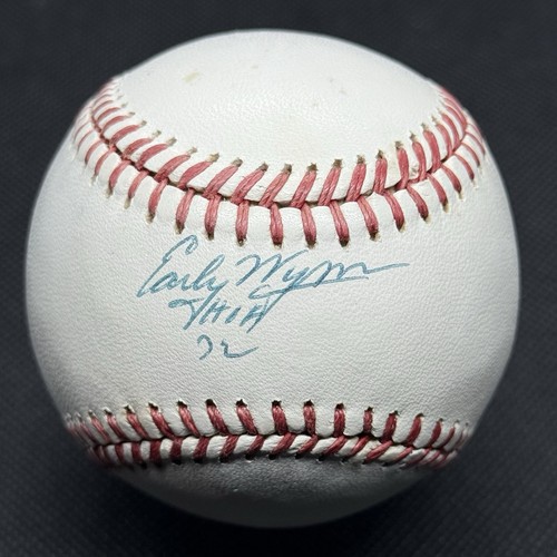 Early Wynn HOF 72 Signed Baseball Cleveland Indians