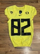 Oregon Ducks Game Used #82 Jersey Collins