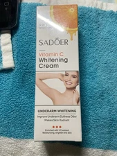 Sadoer Vitamin C Whitening Cream 3 in 1 Underarm Whitening 50g Exp 11/28 NEW