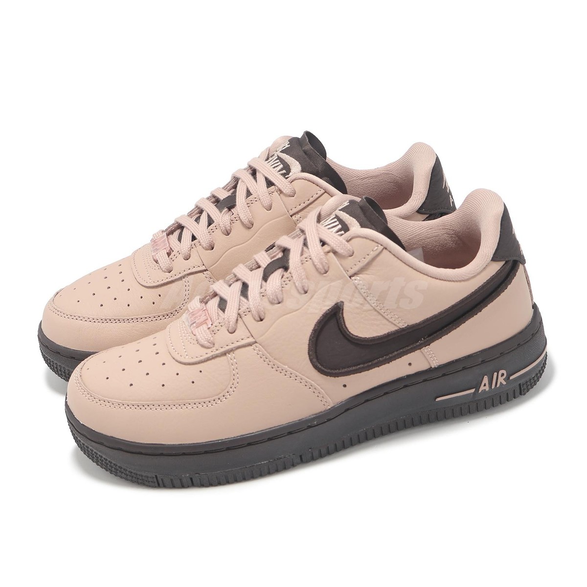 Nike Wmns Air Force 1 Dance Particle Pink Velvet Brown Women