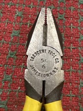 Vintage Crescent Tool Small Linesman Pliers Jamestown 🇺🇸 USA