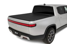 Access  LOMAX Matte Black Tonneau Cover - 2022-2026 Rivian R1T 4ft 6in Bed