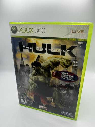 The Incredible Hulk Xbox 360 2008 -GameStop Exclusive Red Hulk -Tested -Rare - Picture 1 of 4