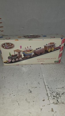 Vintage Lemax Sugar N Spice Gingerbread Express Train Christmas Village Retired