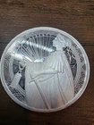 LADY LIBERTY FINE SILVER ROUND 1 oz BEAUTIFUL  ARTWORK LADY LIBERTY coin