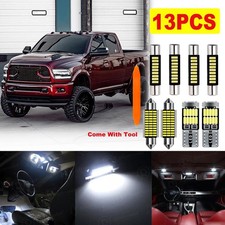 13 Piece White Interior Led Lights Kit For Dodge Ram 1500 2019 2020 2021 2022-23 13 Piece White Interior Led Lights Kit For Dodge Ram 1500 2019 2020 2021 2022-23