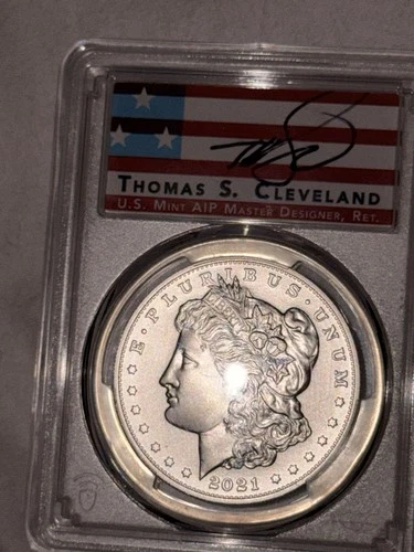 2021-S Morgan Silver Dollar PCGS MS70 Advanced Release 100th Anniversary