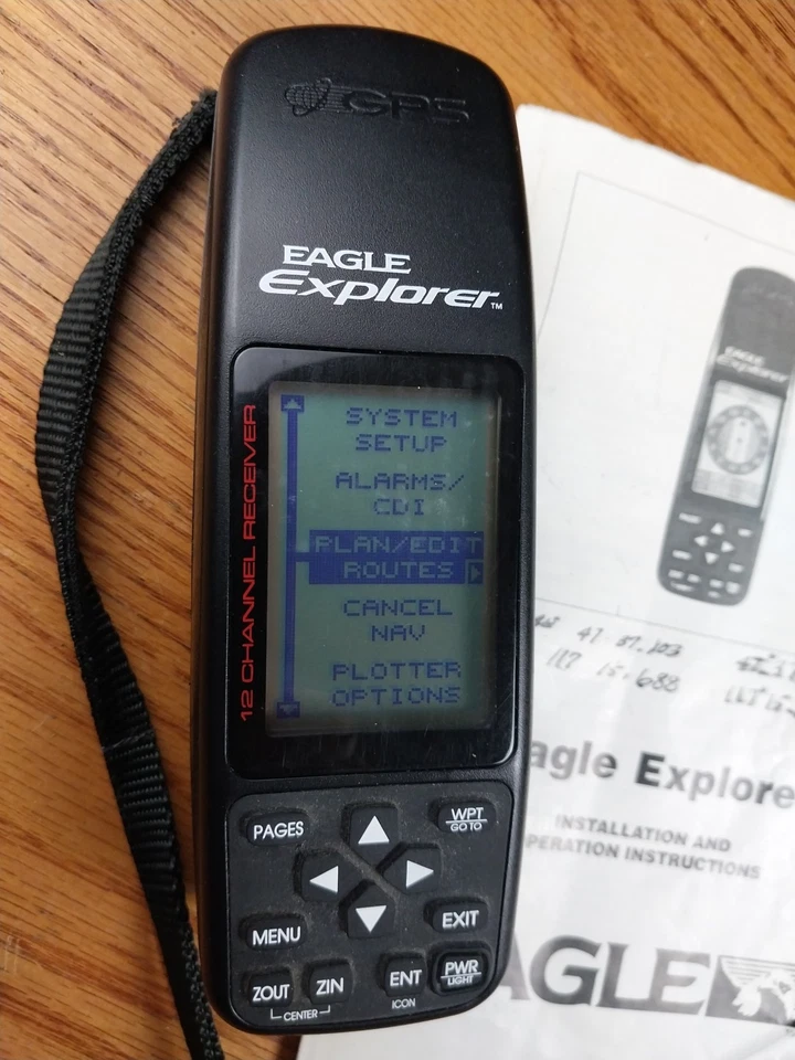 EAGLE EXPLORER HUNTING FISHING HIKING 12 CHANNEL RECEIVER GPS WORKS PERFECTLY  - Image 3 of 4
