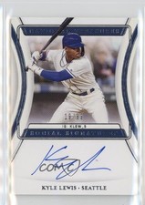 2020 Panini National Treasures Social Signatures 19/99 Kyle Lewis Auto 17t2