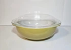 Pyrex Pineapple Yellow 2 Qt Casserole Dish 024 With Lid Vintage Kitchenware