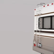 Surco Products 502L Utility Ladder 84 Inch 7 Steps Straight Polished Aluminum