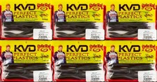 (LOT OF 6) STRIKE KING KVD DREAM SHOT 5" DSKVD5-807 GREEN PKN PRPL SWRL CP2251