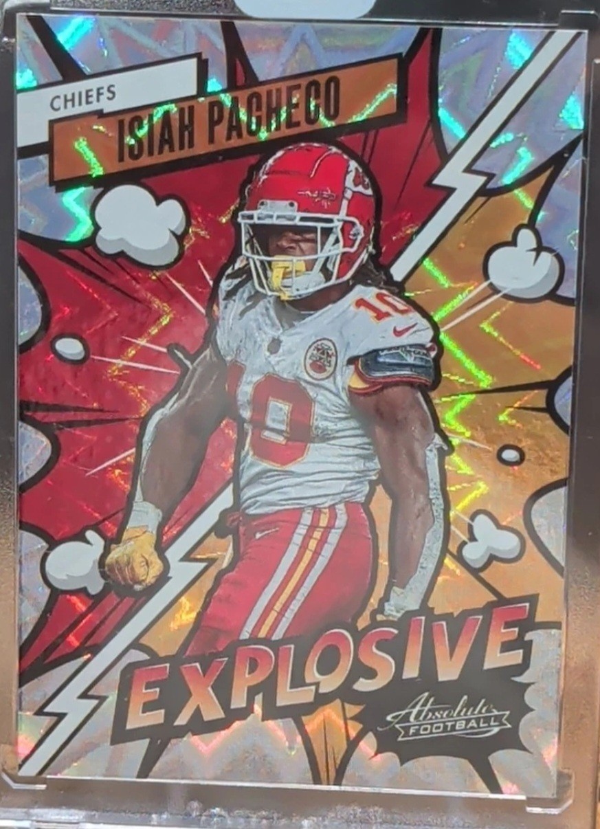 2023 Panini Absolute - Explosive Isiah Pacheco #25