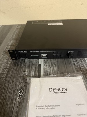Denon Pro DN-300R MKII Solid State SD/USB Rack Recorder | eBay