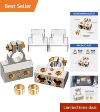 Long Lasting Marine Automotive Battery Terminals - 0/2/4/6/8/10 AWG Compatible