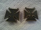 Vintage Military Sterling Silver US Pins Lot Of 2 WW2/Korea